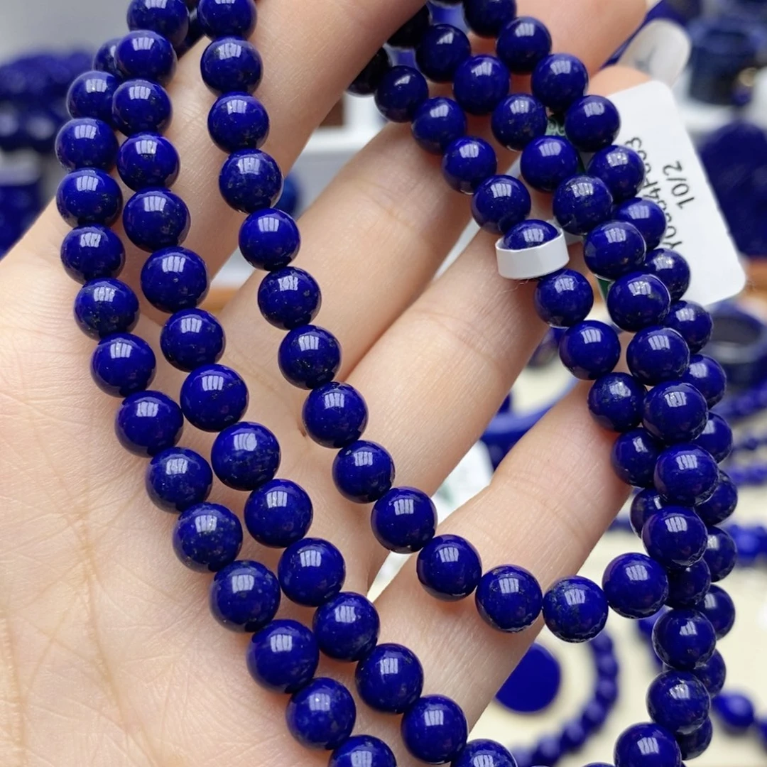 青金石未镶嵌手链6➕108