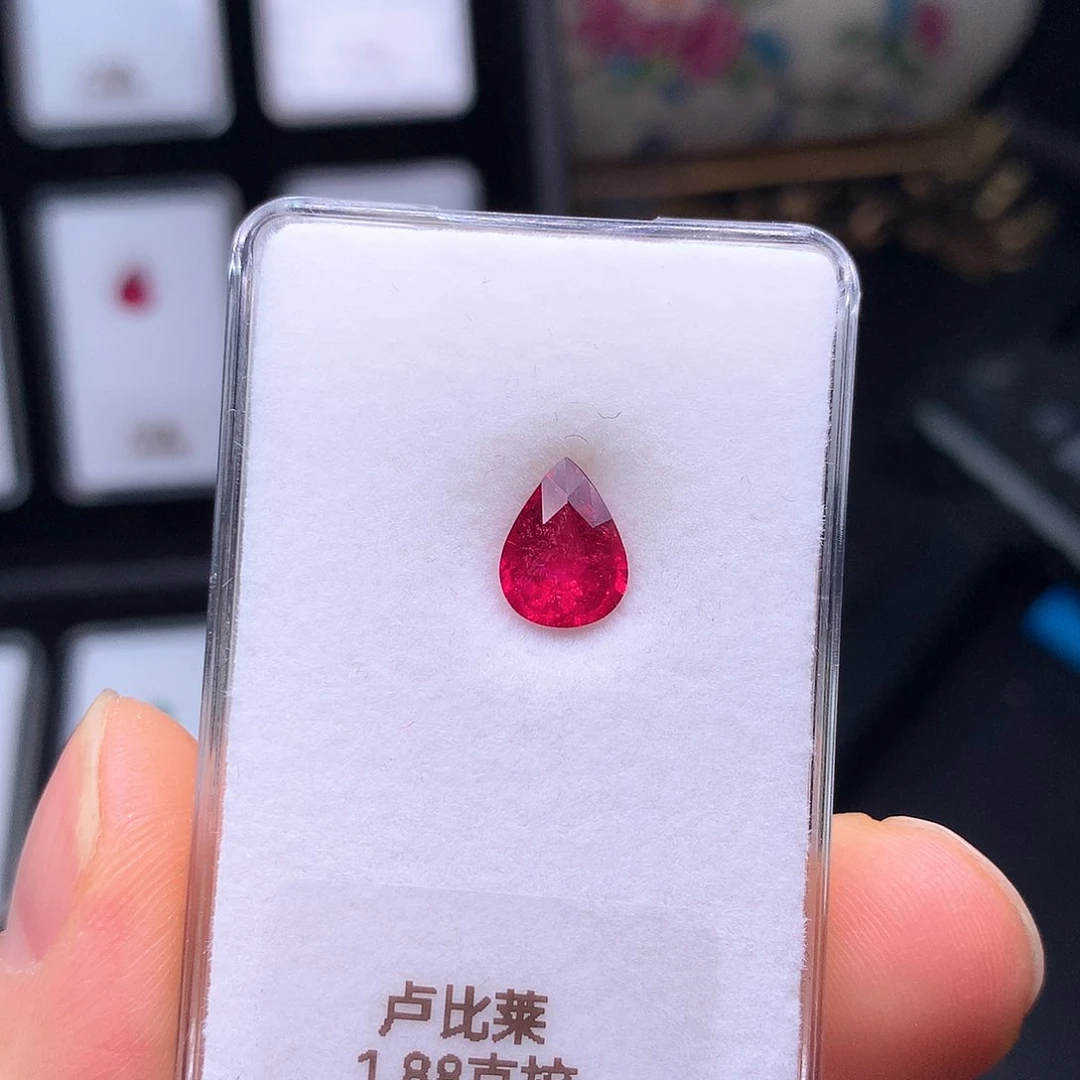 碧玺珠宝半成品未镶嵌1.88