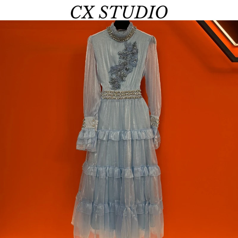 YC编码50 经典收腰轻奢时尚夏季连衣裙（定制女装）CX107