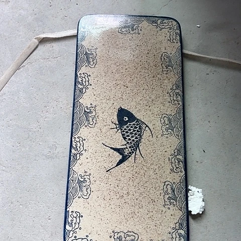 微瑕，不能明火，口径40高度19菜板鱼