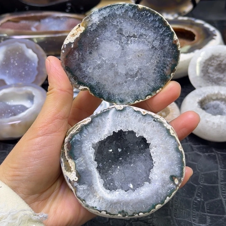 未镶嵌水晶珠宝半成品白盆