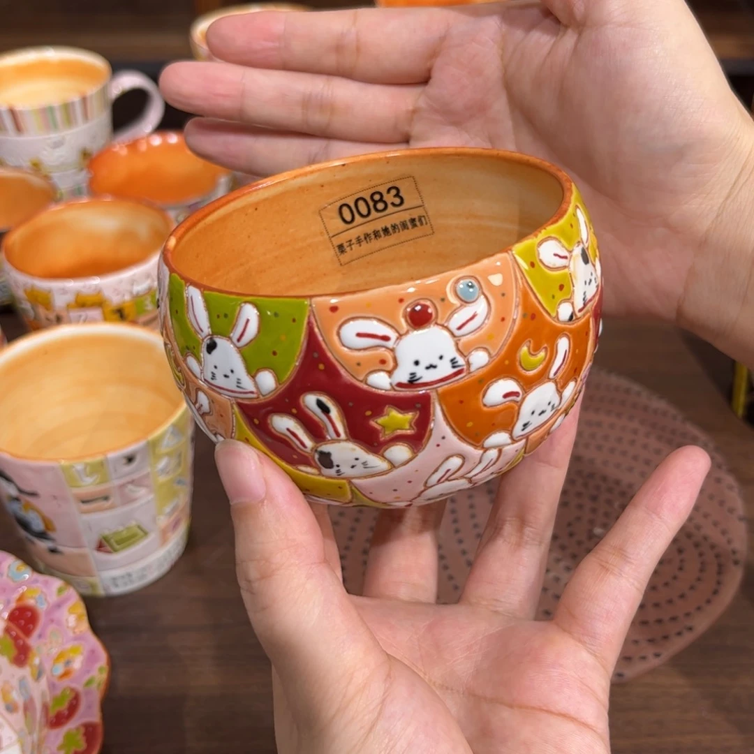 瓷片A****糕手工制作工艺制作0083容量320cc