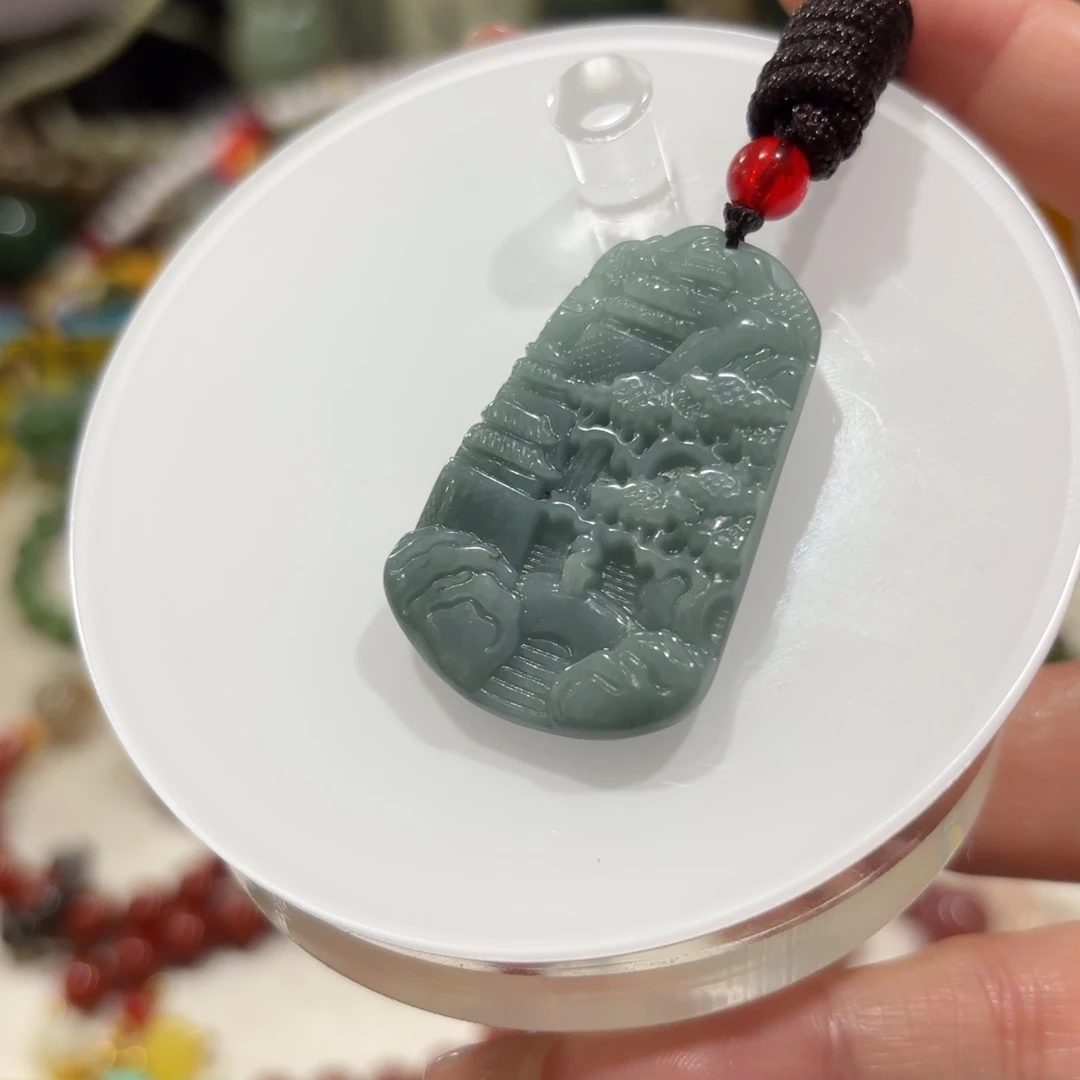 翡翠未镶嵌颈饰575985