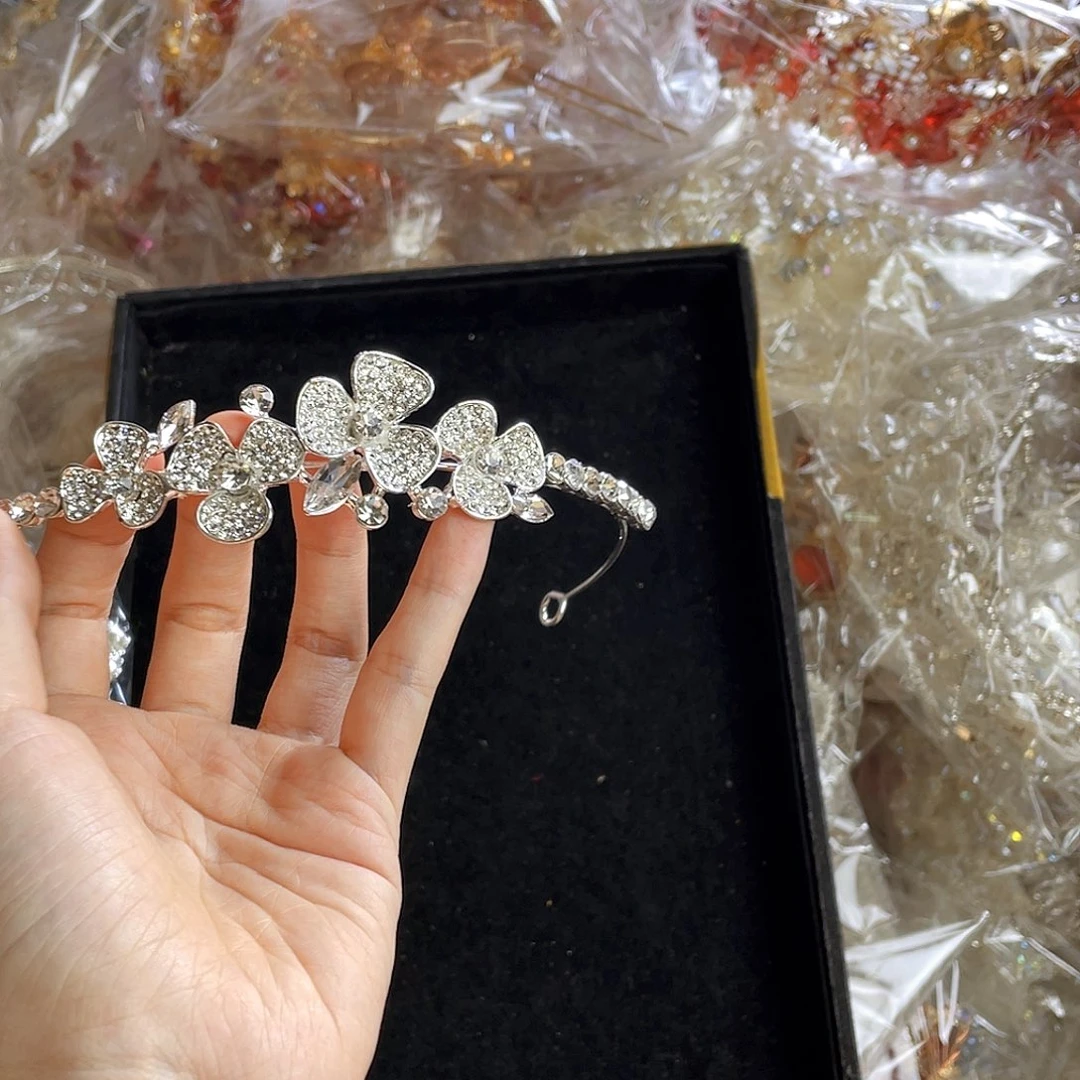 混合材质新娘头饰不退换不售后默认瑕疵