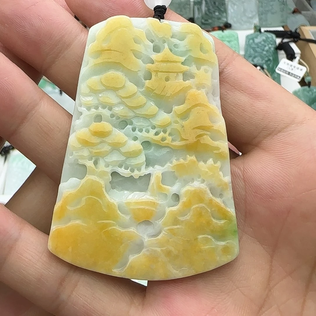 颈饰未镶嵌翡翠翡翠