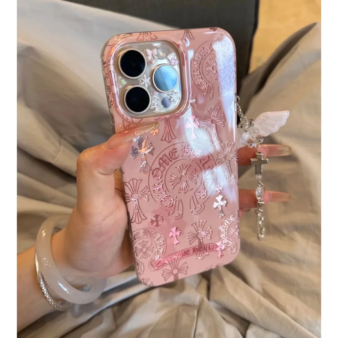 诚星泽小众克罗心适用苹果17PROMAX手机壳华为OPPO小米VIVO新款软