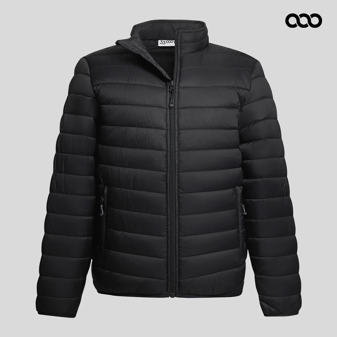 33,000 FT男士轻薄棉服秋冬户外防水防寒保暖可收纳赛羽绒棉外套
