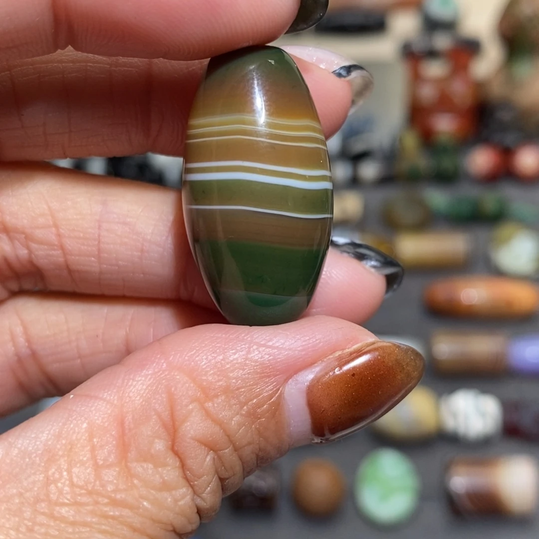 左***叶玛瑙/玉髓合金手链