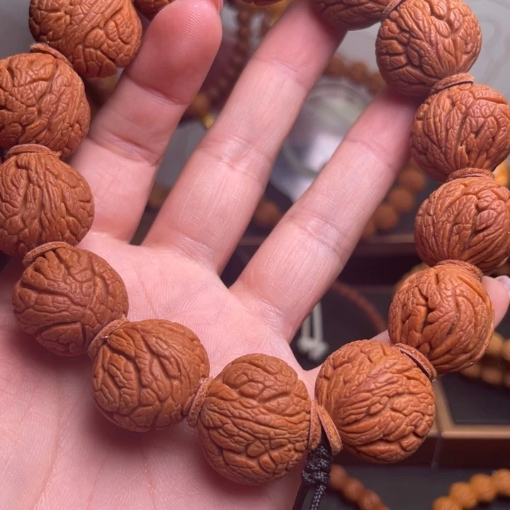 猫***串吊坠桃核礼物核桃