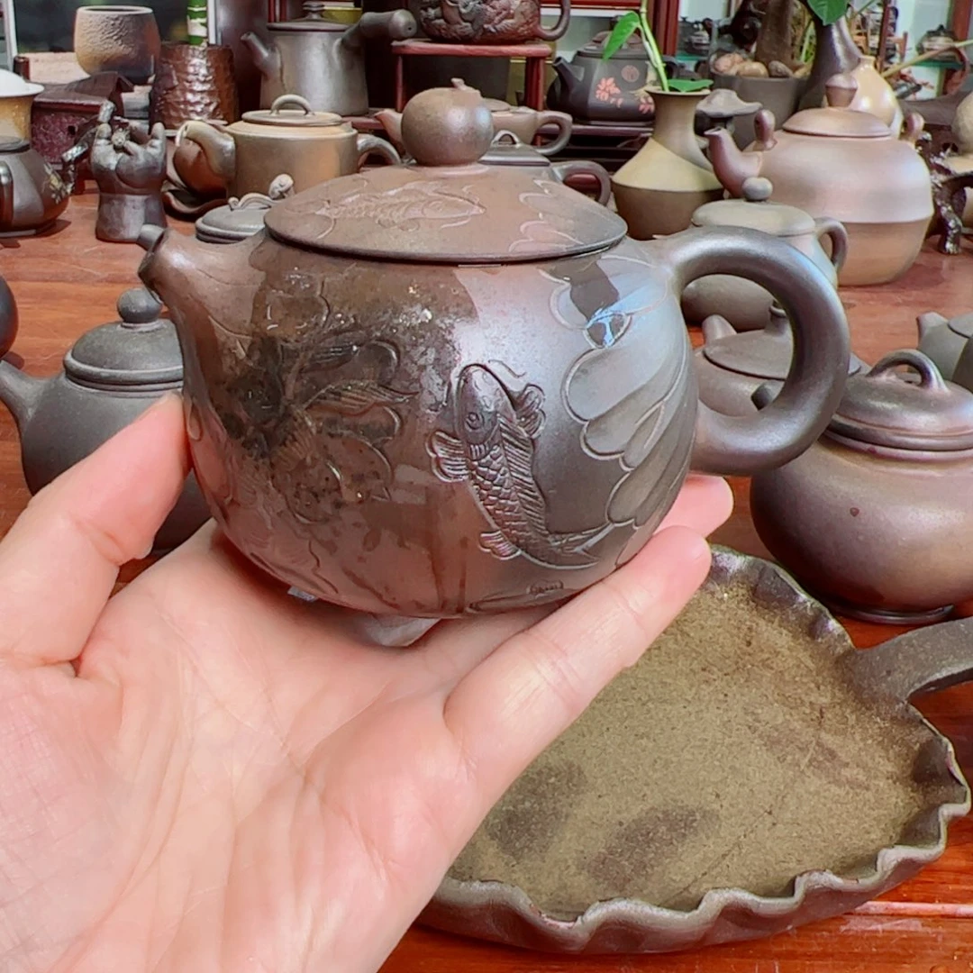 坭兴陶贵台龙窑柴烧茶器A110