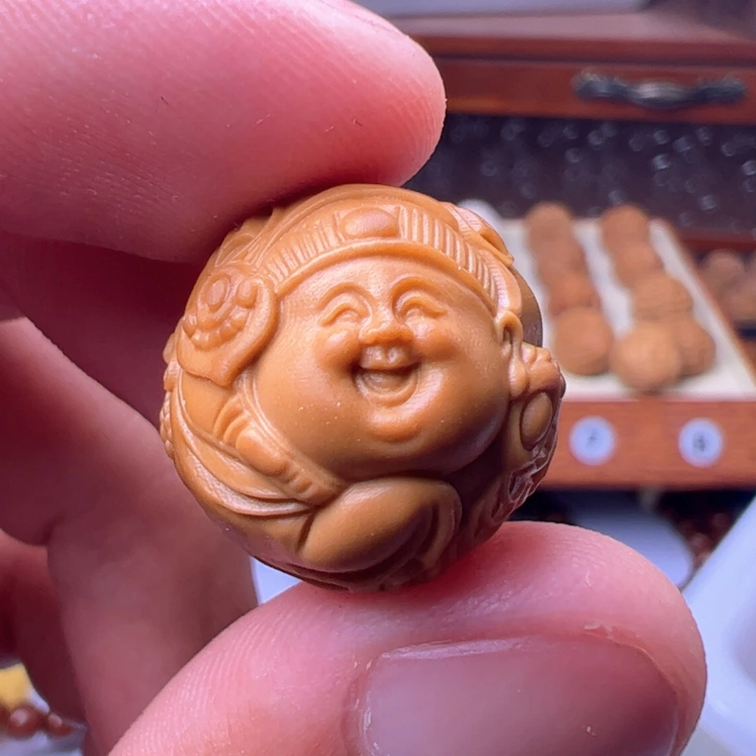 猴头核桃吊坠精工财迷17.18