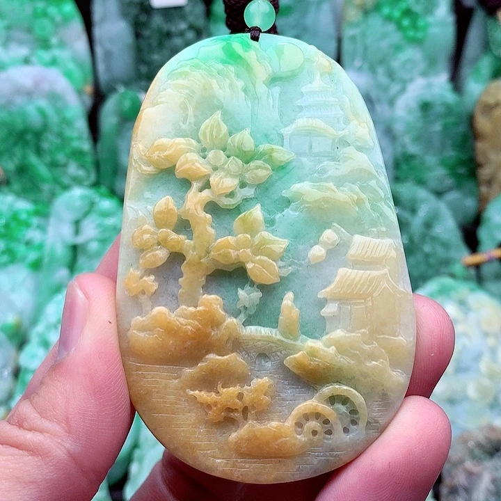 翡翠吊坠(不含链)未镶嵌