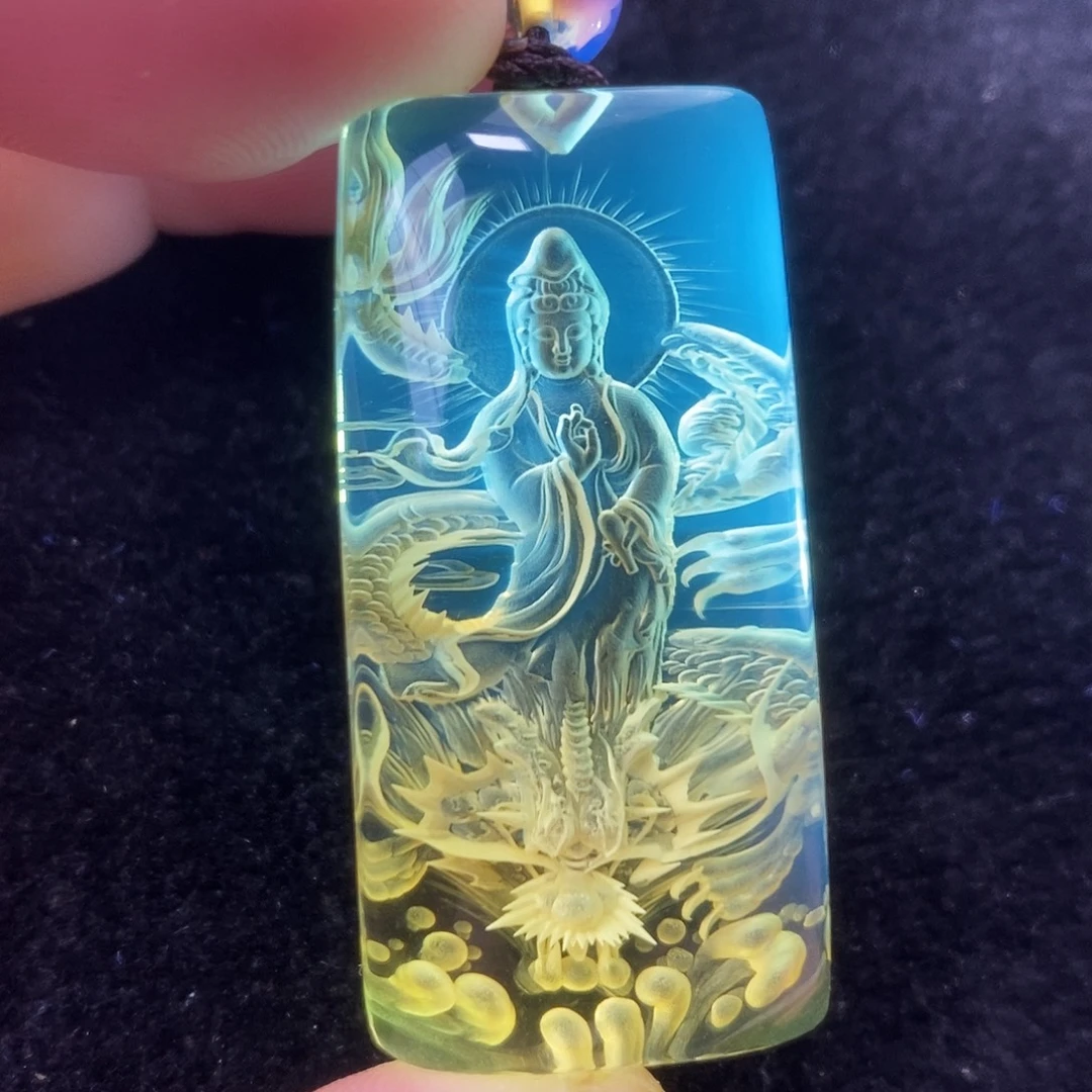 金珀未镶嵌吊坠(不含链)