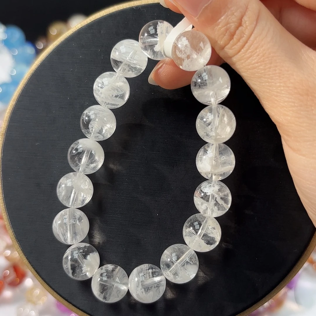 手串白雪花幽灵未镶嵌水晶