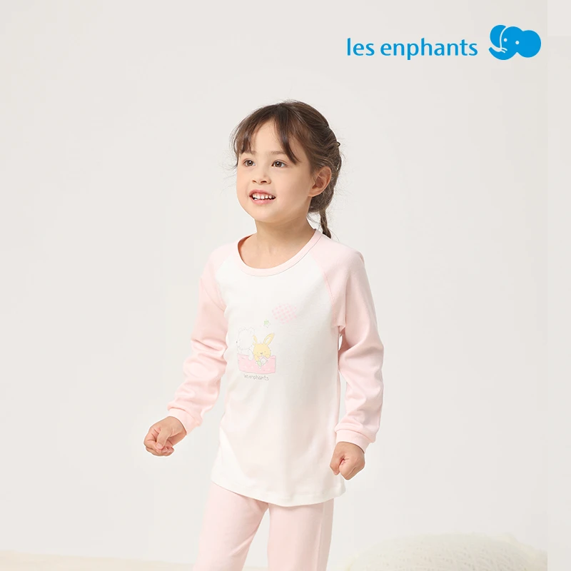 秋冬新款保暖居家抗静电婴童内衣春秋休闲风【les enphants】