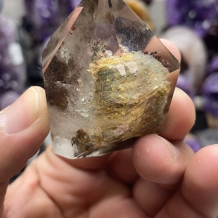 紫晶未镶嵌珠宝半成品