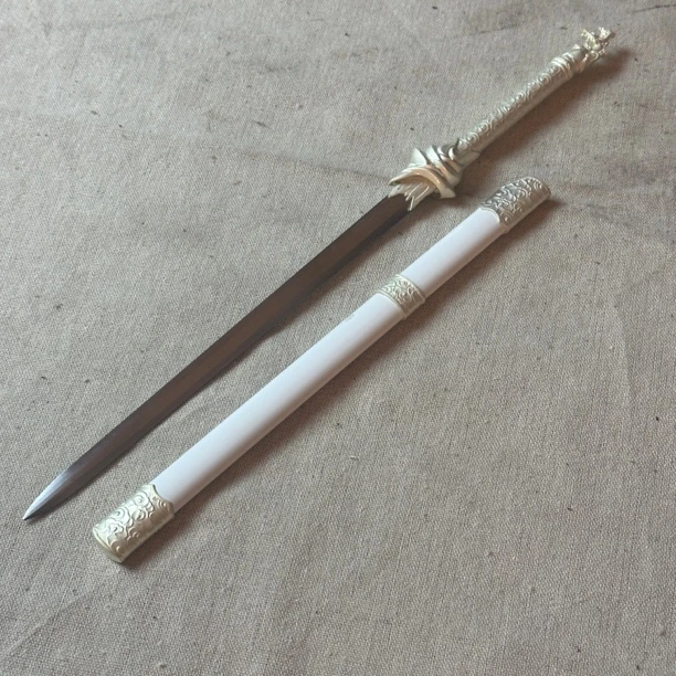 龙泉昊天 - 少师剑  迷你款 D2钢 铁鞘 未开刃