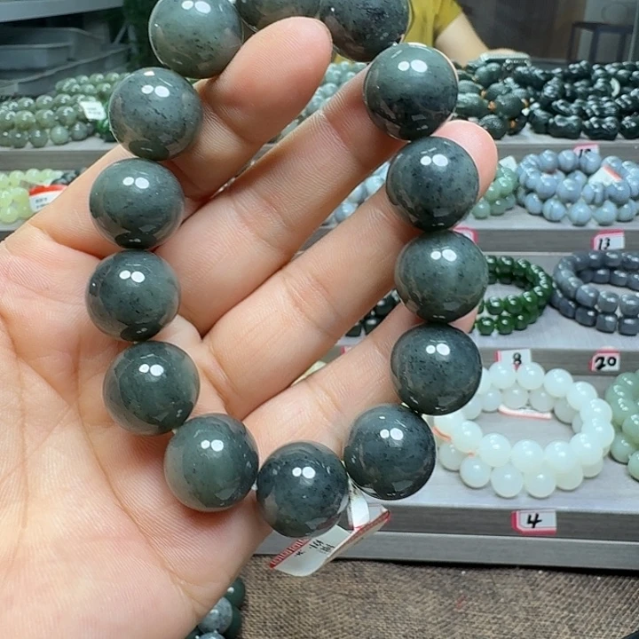 手链未镶嵌和田玉新疆青花卡16