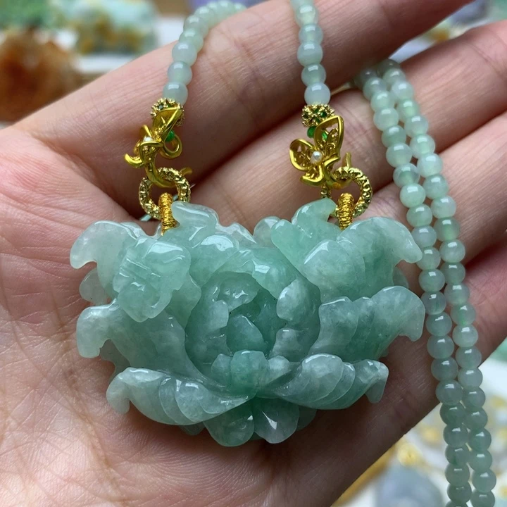 颈饰未镶嵌翡翠翡翠