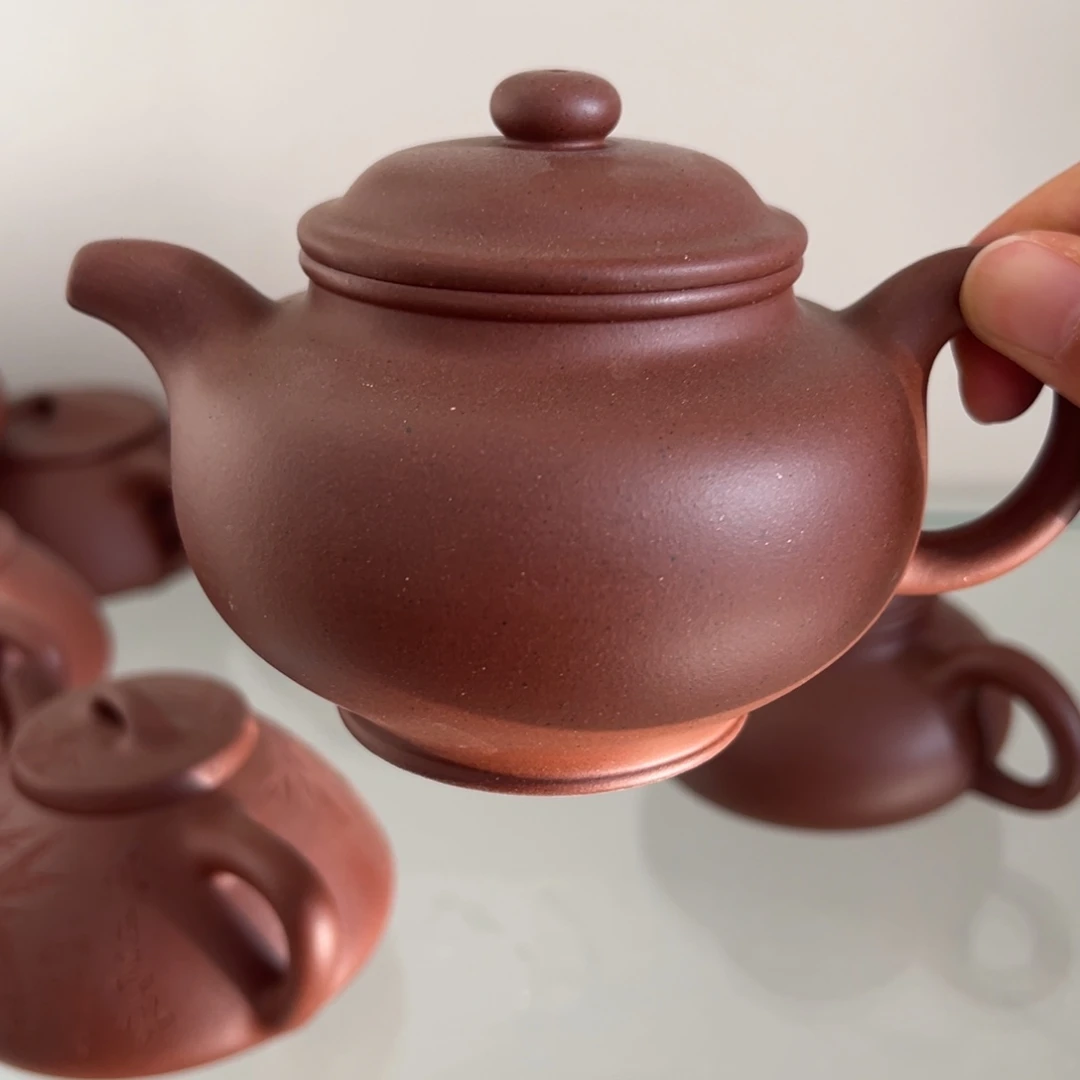 紫砂茶壶黄龙山原矿底槽青280