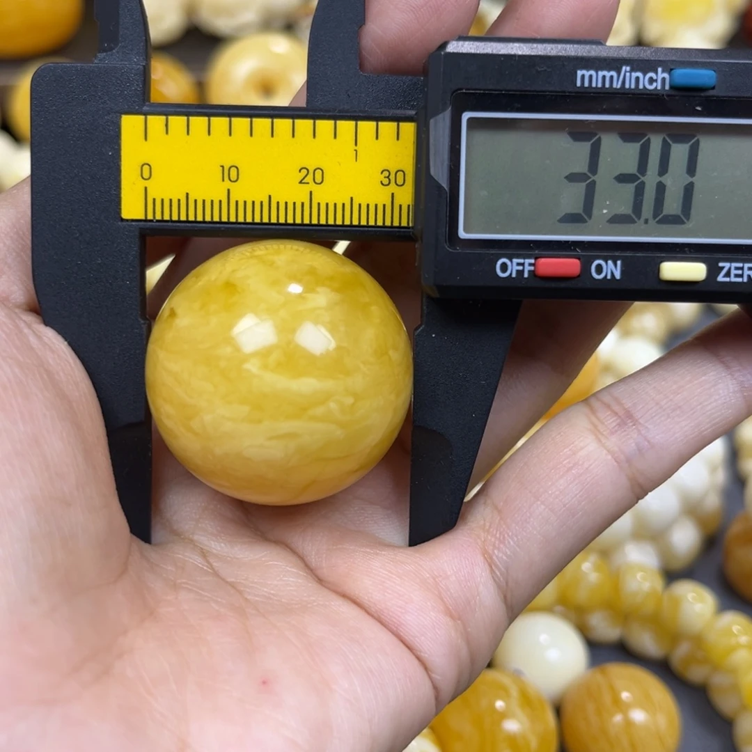 琥珀未镶嵌手串……