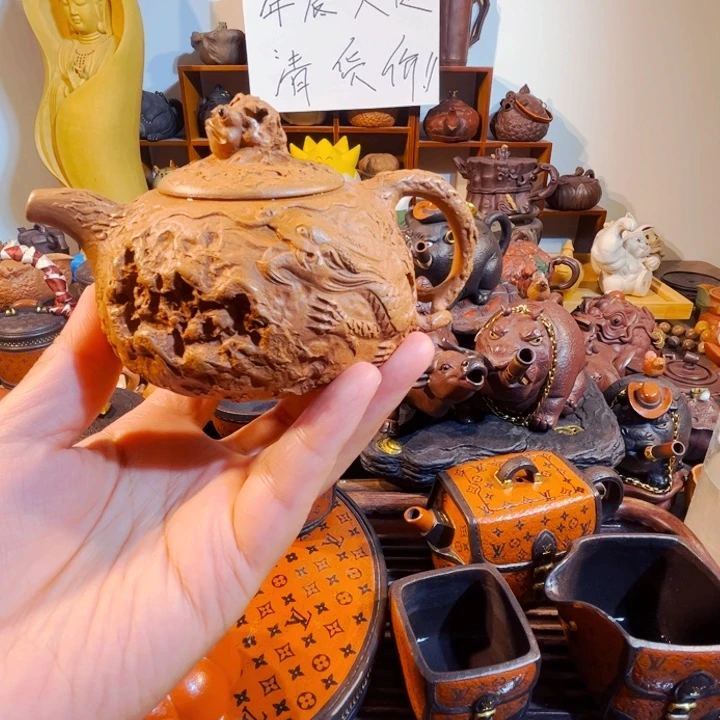 等***灯紫砂茶壶纯手工制作过程就是