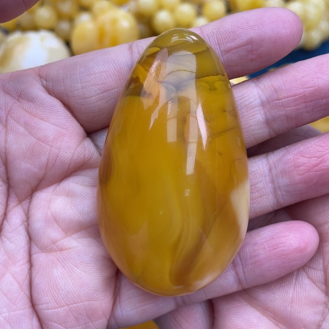 琥珀裸石未镶嵌琥珀蜜蜡