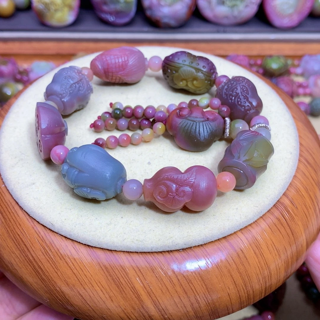 玛瑙未镶嵌手链盐源