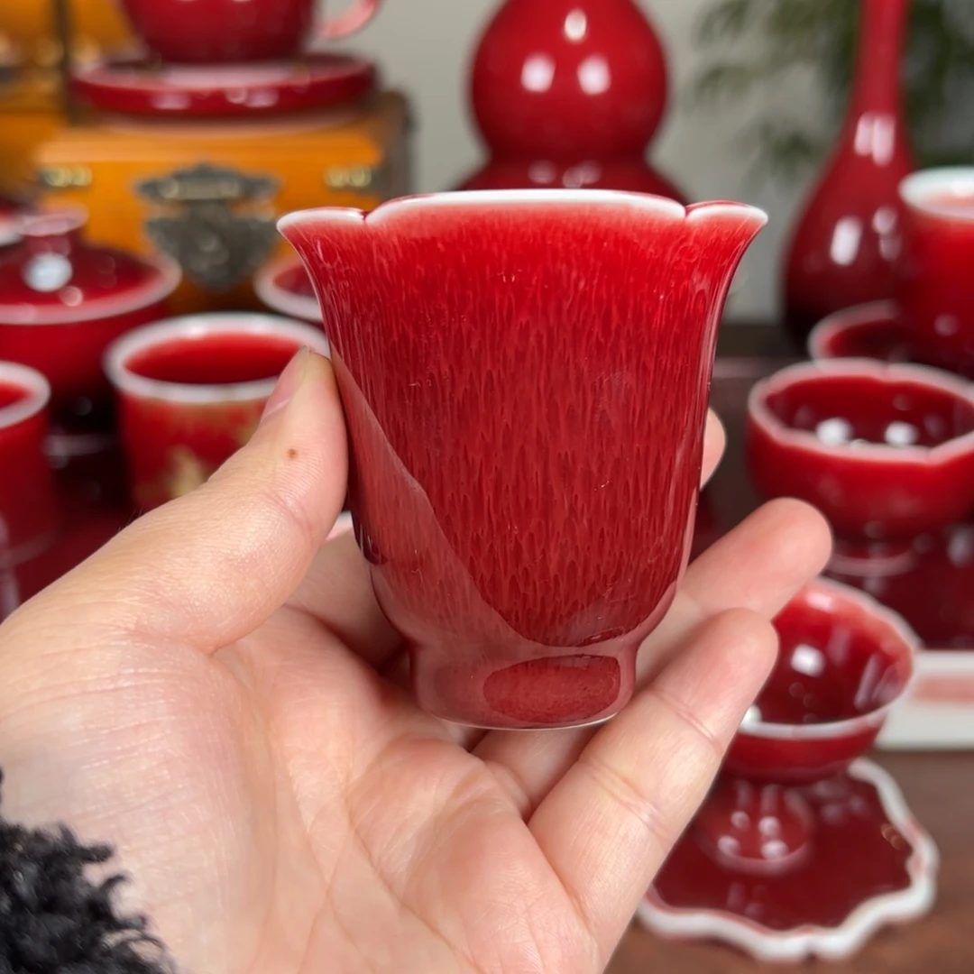 杯子景德镇高温原矿釉