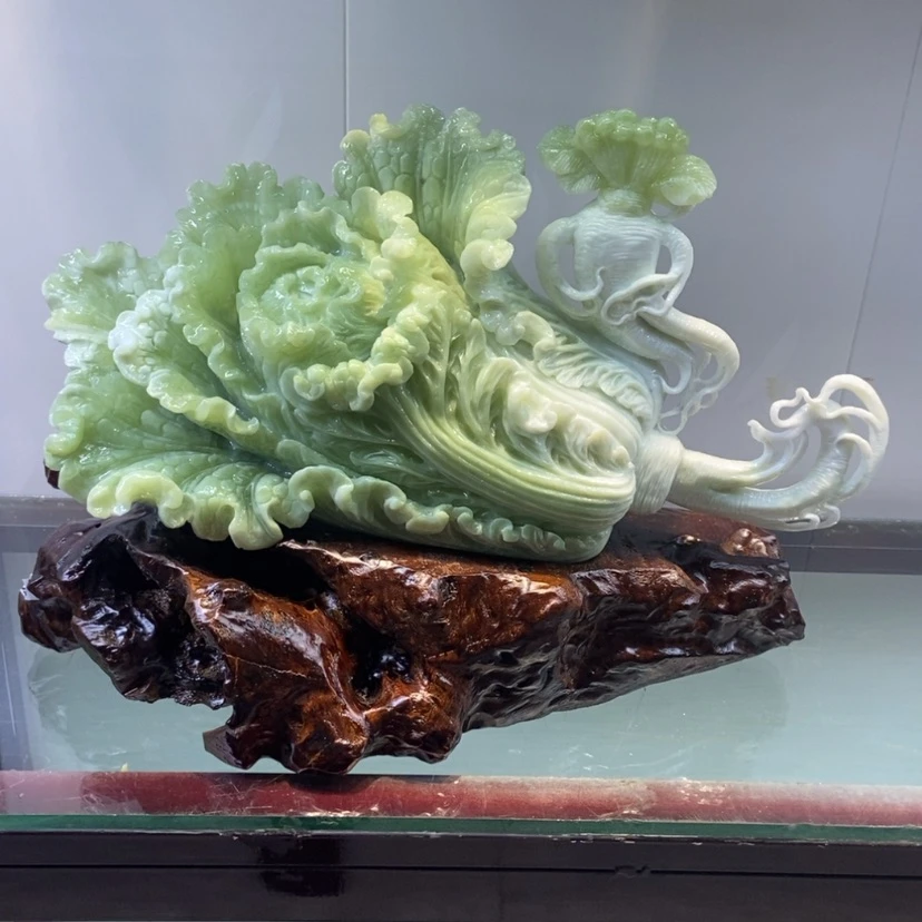 【闪购商品】未镶嵌蛇纹石玉（覆膜）珠宝奇石