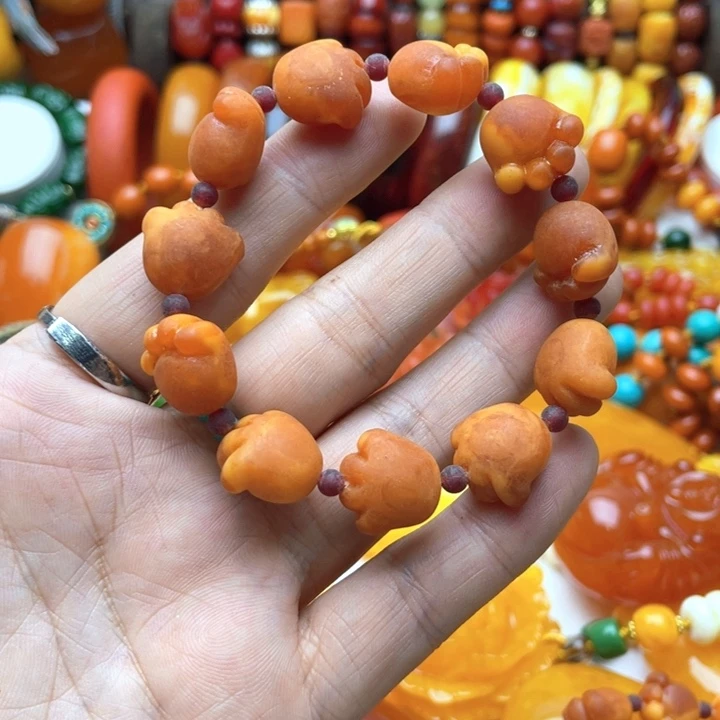 树脂制品50号雕刻手串