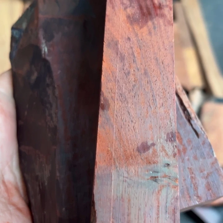 小***界印度小叶紫檀檀香紫檀木料2块