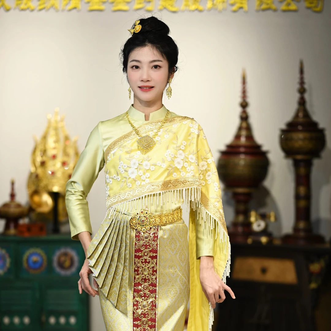 隋金金云南少数民族服饰西双版纳傣族服饰民族风服饰女装今年新款