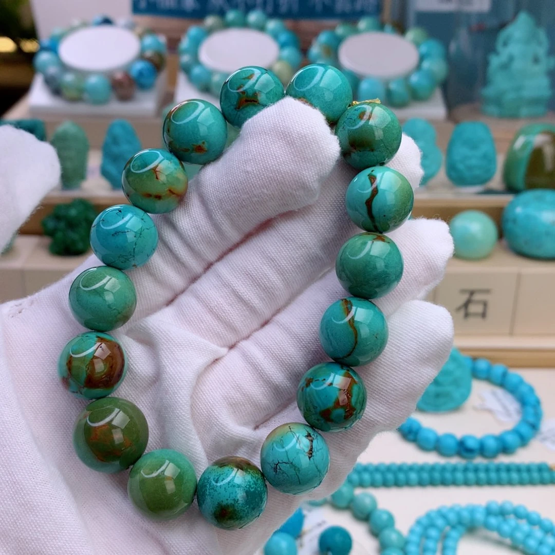 绿松石未镶嵌挂件