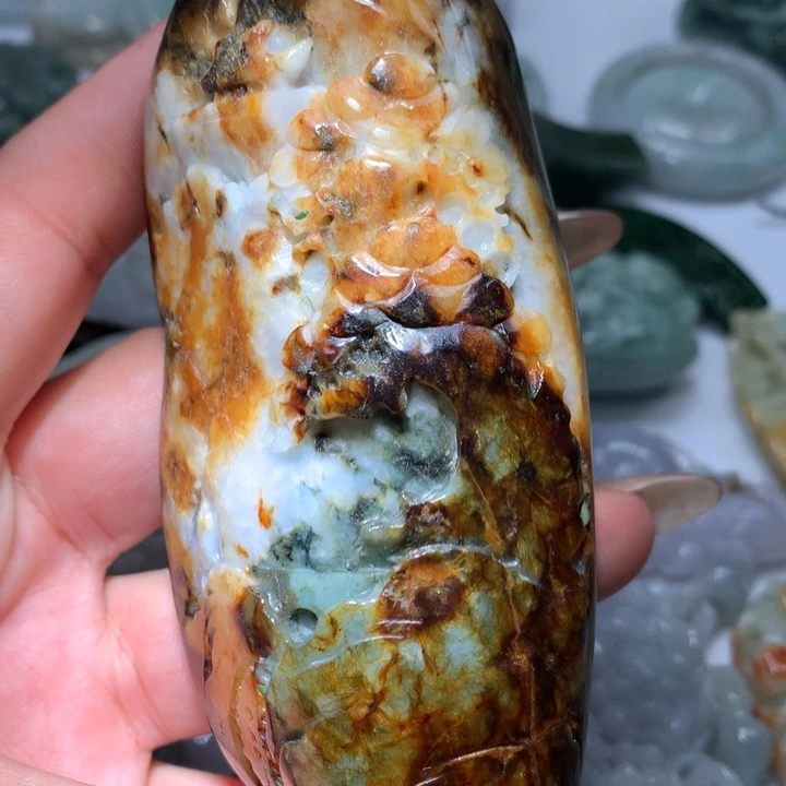 翡翠未镶嵌颈饰保真天然A货翡翠