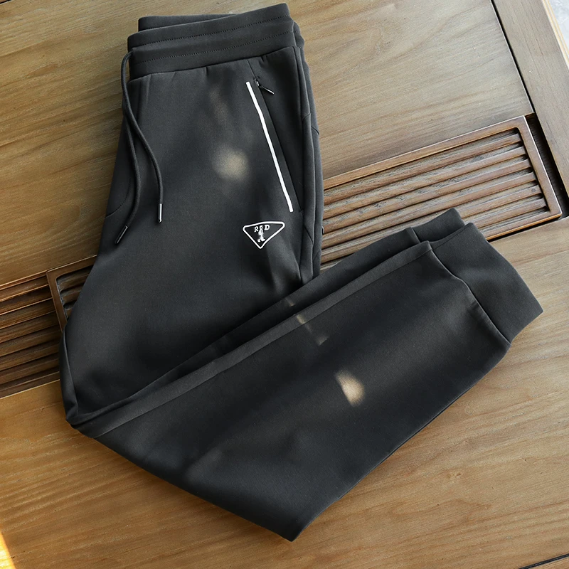 外贸原单男春夏高弹力运动九分裤2058