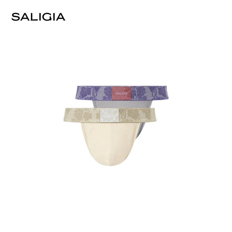 SALIGIA酒神50S超细莫代尔立体微透性感男士高叉内裤