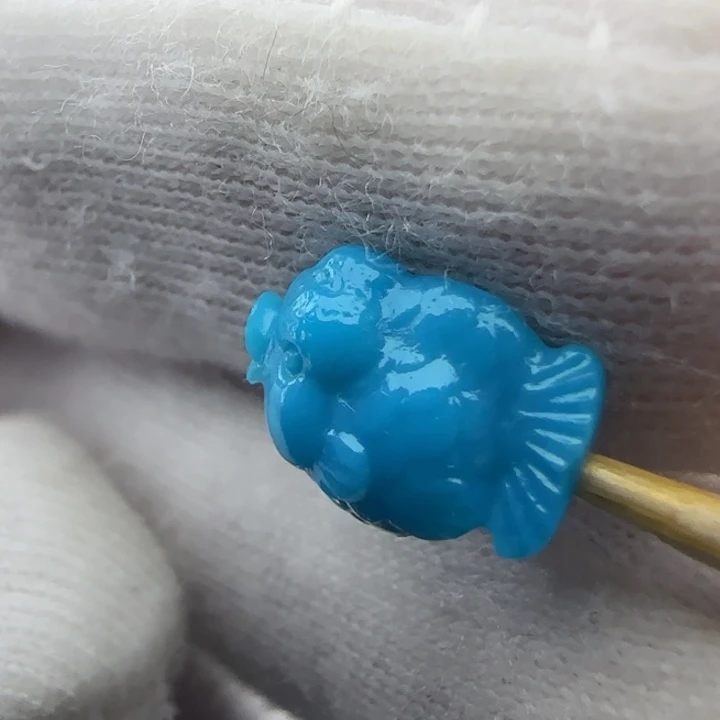 绿松石绿松石菜籽黄未镶嵌