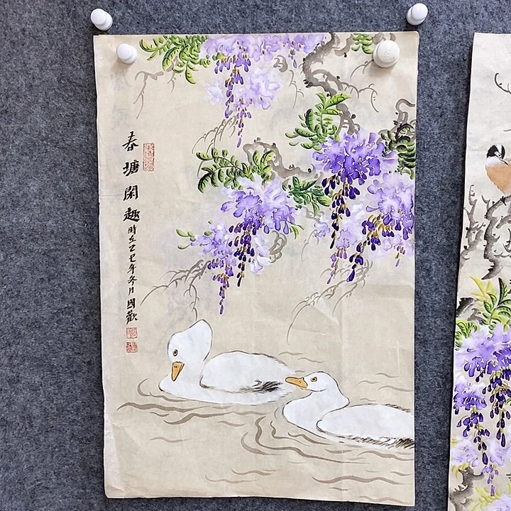 竖款新中式装饰画4