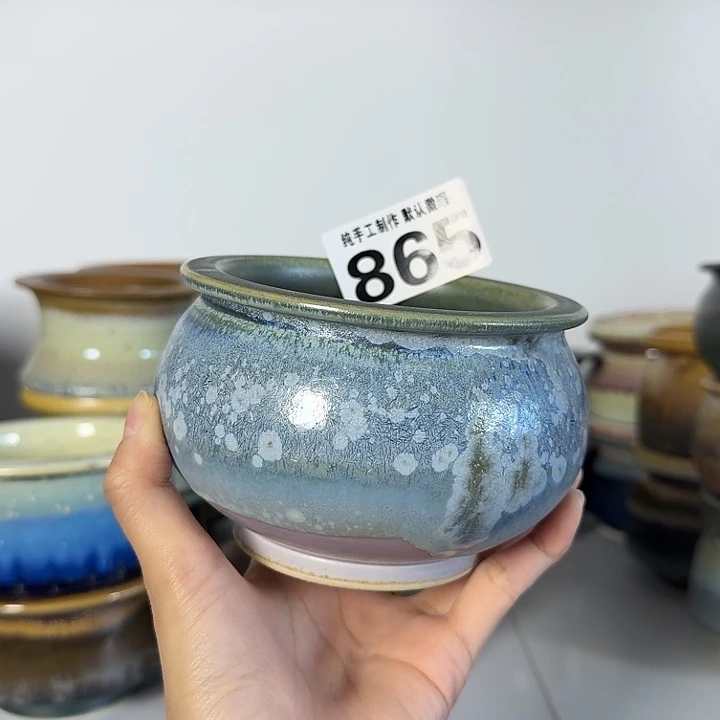 安***️景德镇手工陶瓷盆 口9