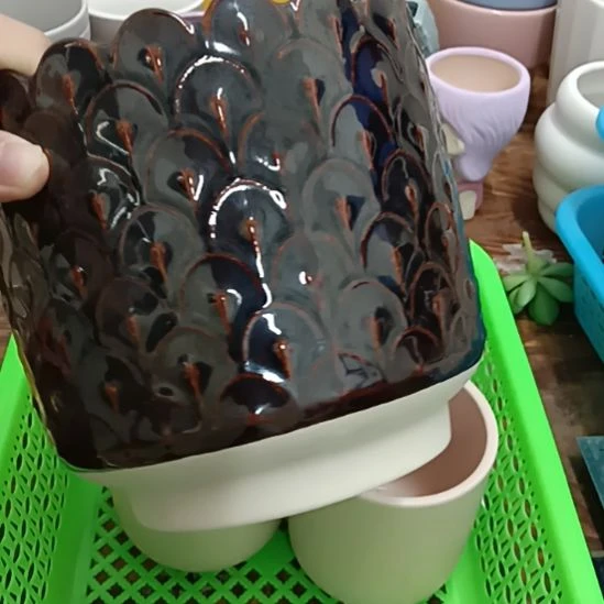 陶瓷花盆凑满12发货