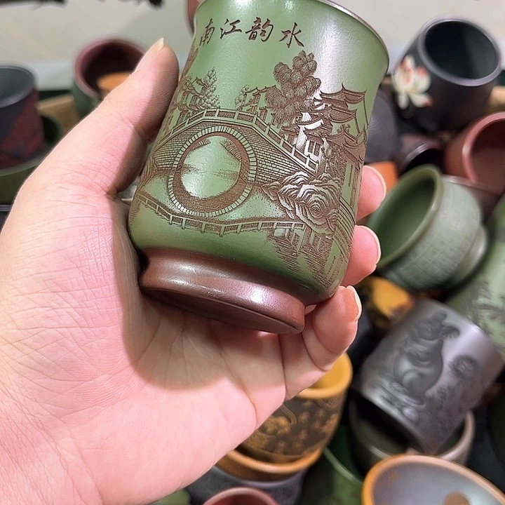 茶杯紫砂全手工紫砂主人杯