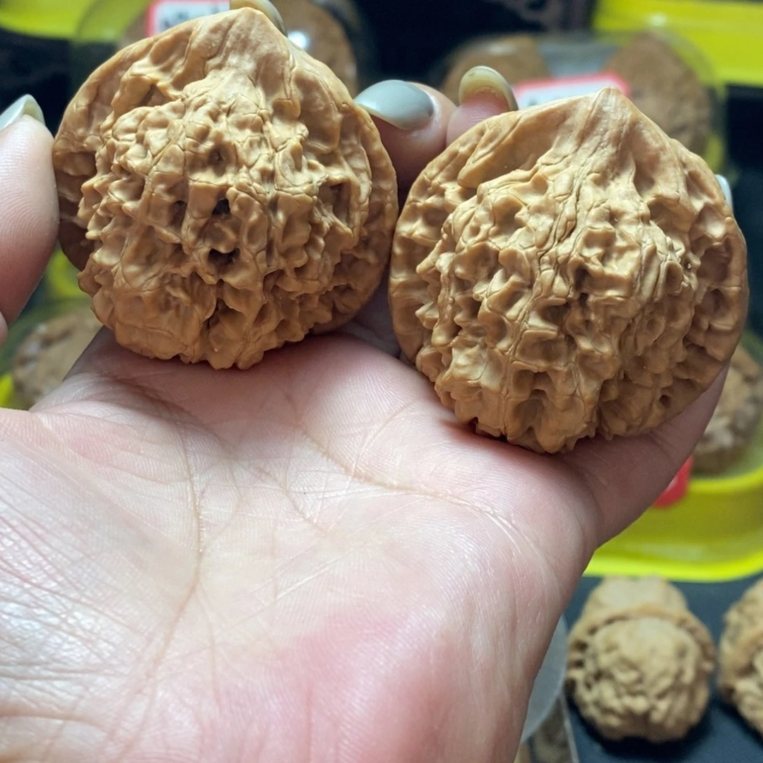 文玩核桃把件20号官帽47尺