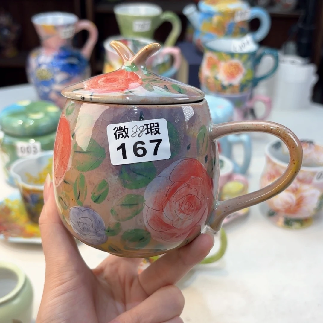 景德镇手绘高温釉下彩陶瓷茶具