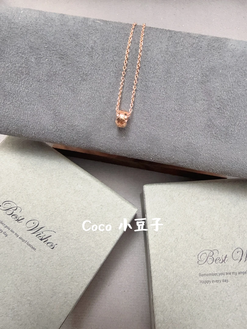 合金项链 项链 V金CNC工艺项链 COCO小金豆项链 063