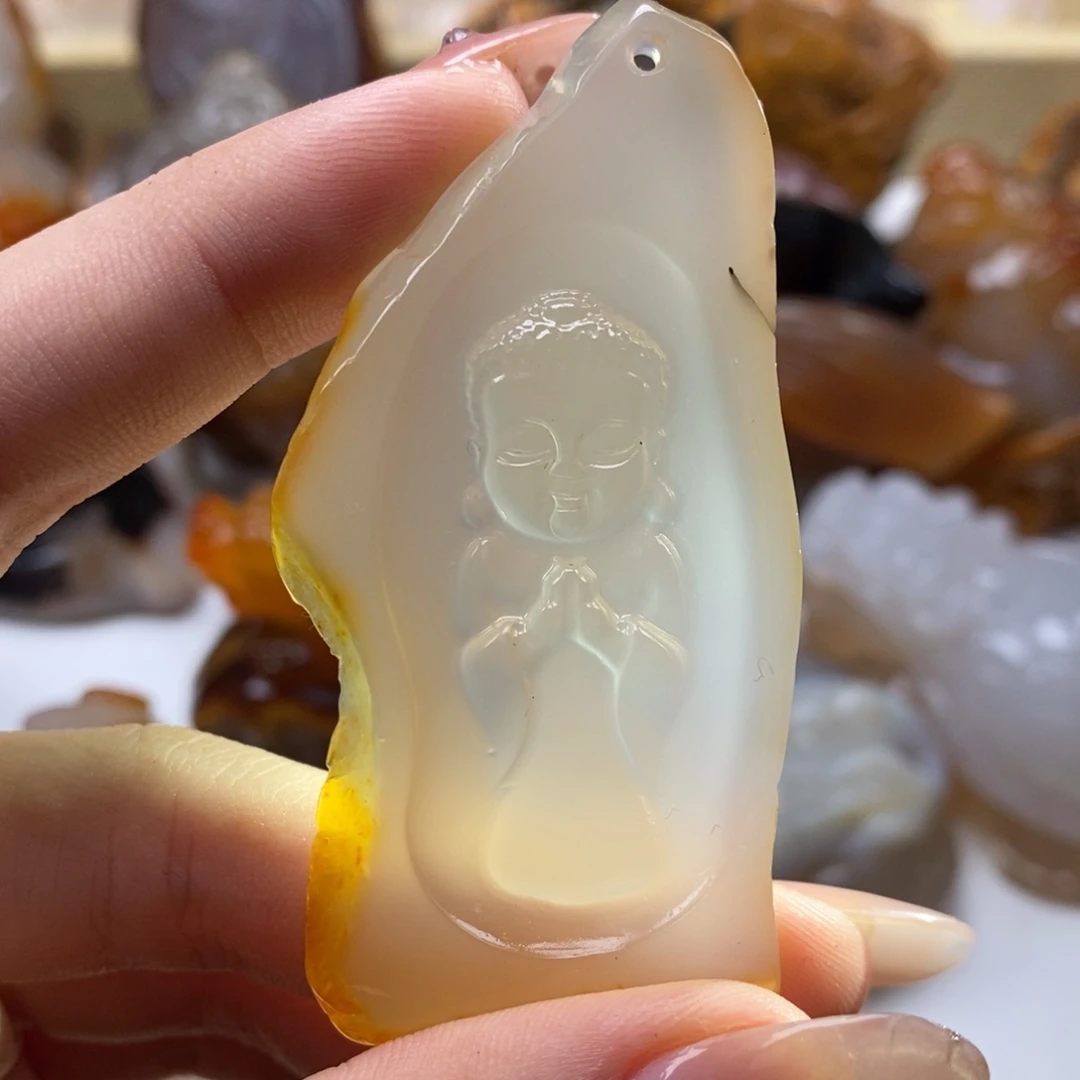 玛瑙/玉髓未镶嵌颈饰