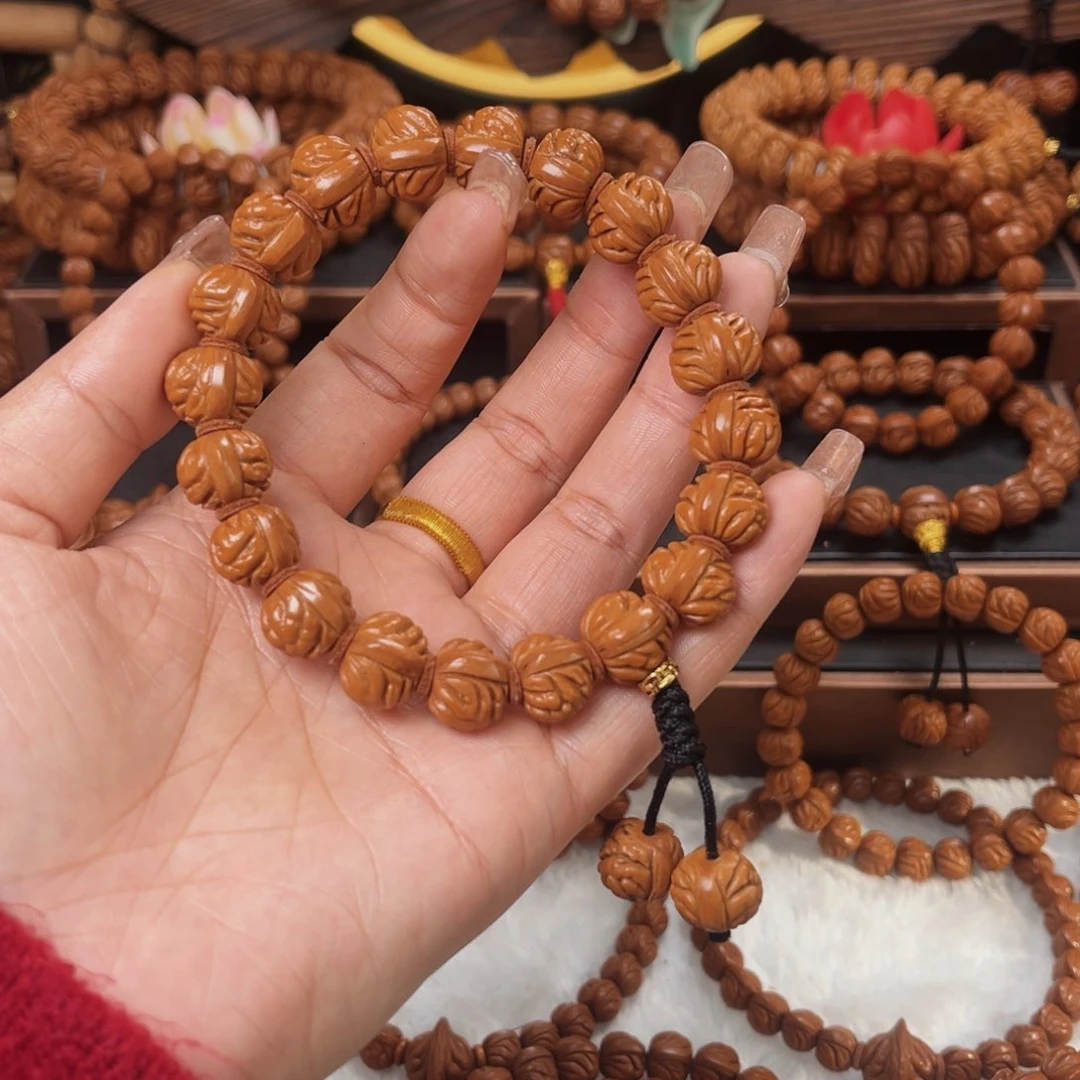 桃核手串14精品小金豆