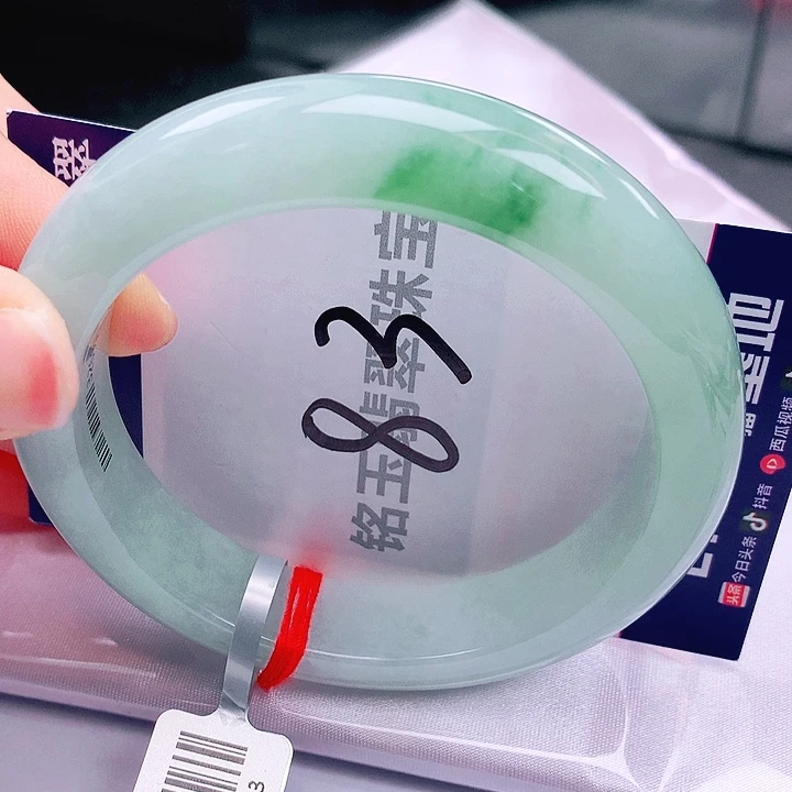 翡翠未镶嵌手镯缅甸天然a货翡翠手镯