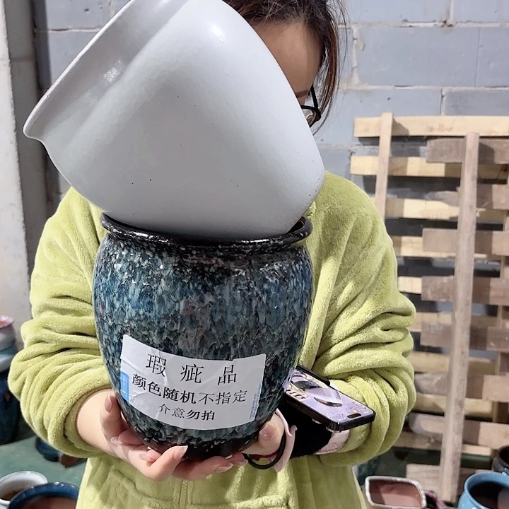 红陶瑕疵高22/19两个