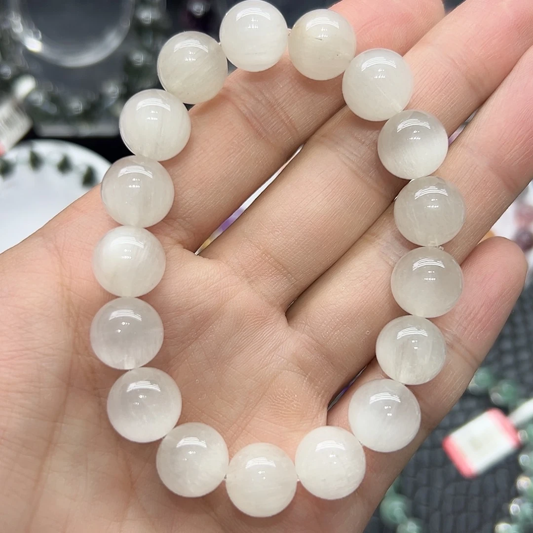 水晶手链未镶嵌好看